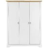 Toledo White 3 Door Wardrobe -Cheap Bed Store toledo white 3 door wardrobe p76407 122627 zoom