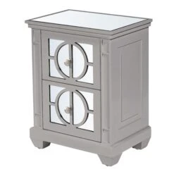 Torino 2 Drawer Bedside Cabinet Grey -Cheap Bed Store torino 2 drawer bedside cabinet grey p80678 158964 zoom