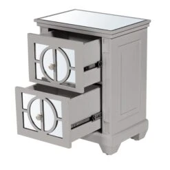 Torino 2 Drawer Bedside Cabinet Grey -Cheap Bed Store torino 2 drawer bedside cabinet grey p80678 158966 zoom