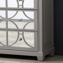 Torino 3 Drawer Chest Grey Mirror Top -Cheap Bed Store torino 3 drawer chest grey mirror top p80769 159465 zoom