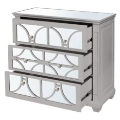 Torino 3 Drawer Chest Grey Mirror Top -Cheap Bed Store torino 3 drawer chest grey mirror top p80769 159469 zoom