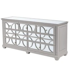 Torino 7 Drawer Chest Grey Mirror Top -Cheap Bed Store torino 7 drawer chest grey mirror top p80797 159660 zoom