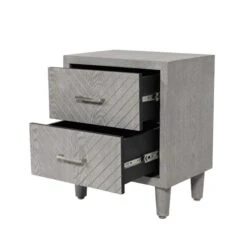Venus 2 Drawer Grey Bedside Cabinet -Cheap Bed Store venus 2 drawer grey bedside cabinet p81377 163917 zoom
