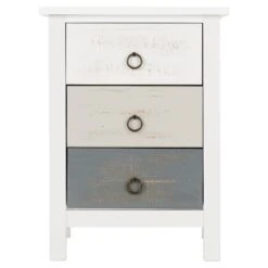 Vermont White & Grey 3 Drawer Bedside -Cheap Bed Store vermont white grey 3 drawer bedside p80299 157095 zoom