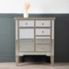 Vista Dark Champagne Bedside Cabinet