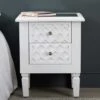 White Benton Wooden Bedside -Cheap Bed Store white benton wooden bedside p49320 178623 zoom