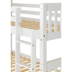 White Neptune 3' Bunk Bed -Cheap Bed Store white neptune 3 bunk bed p69314 119236 zoom